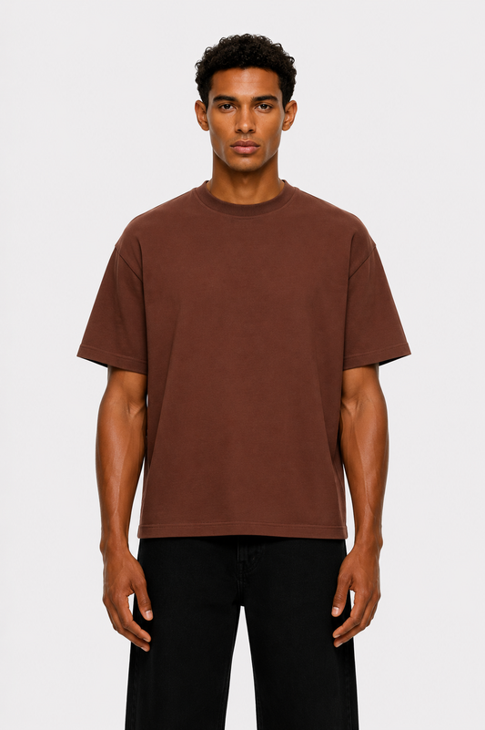 Heavy Basic Shirt Mocha