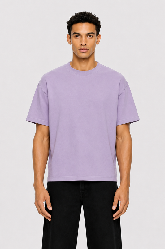 Heavy Basic Shirt Lavendel