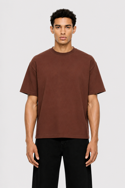 Heavy Basic Shirt Mocha