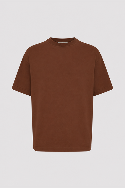 Heavy Basic Shirt Mocha