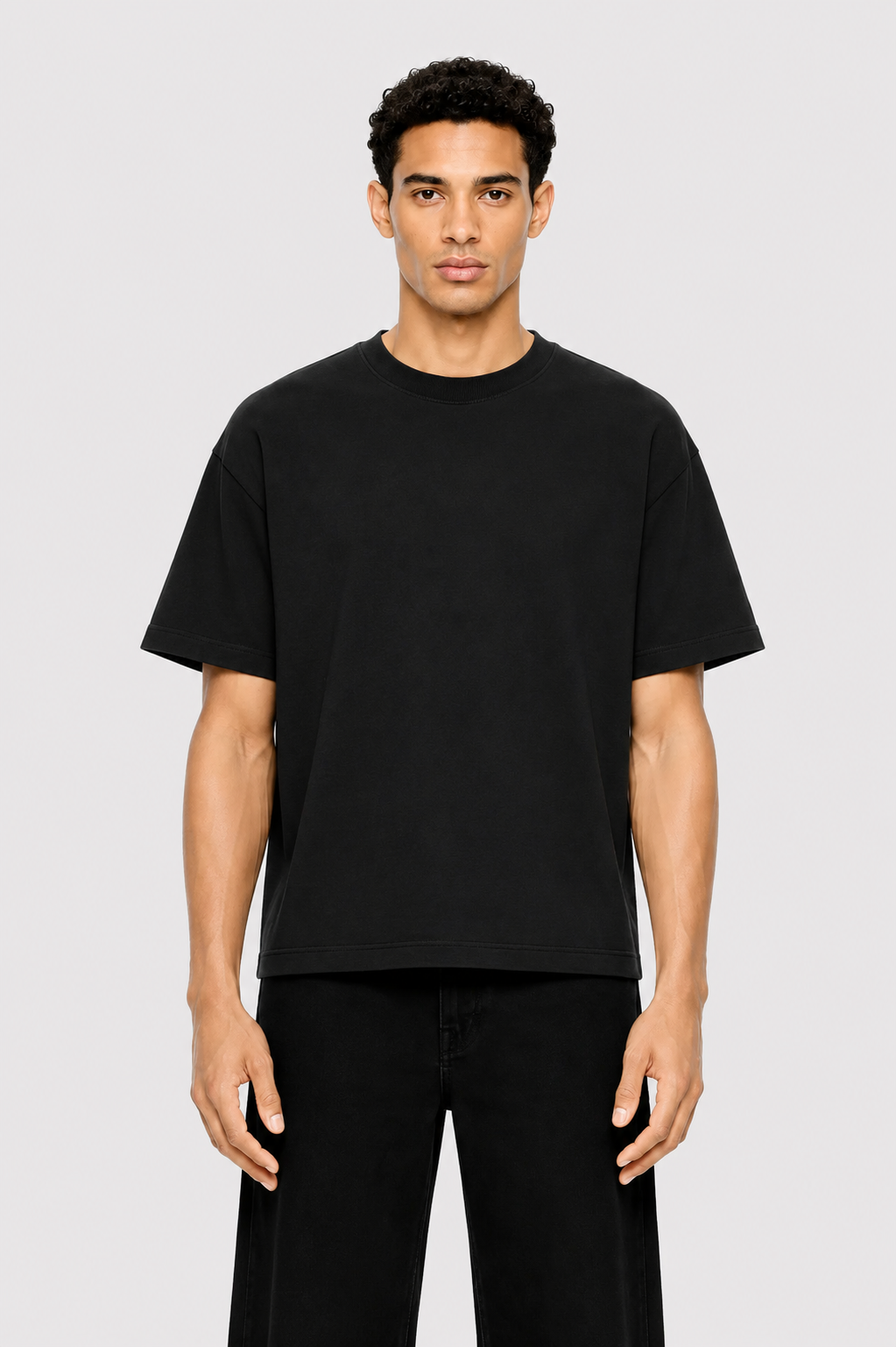 Heavy Basic Shirt Obsidian